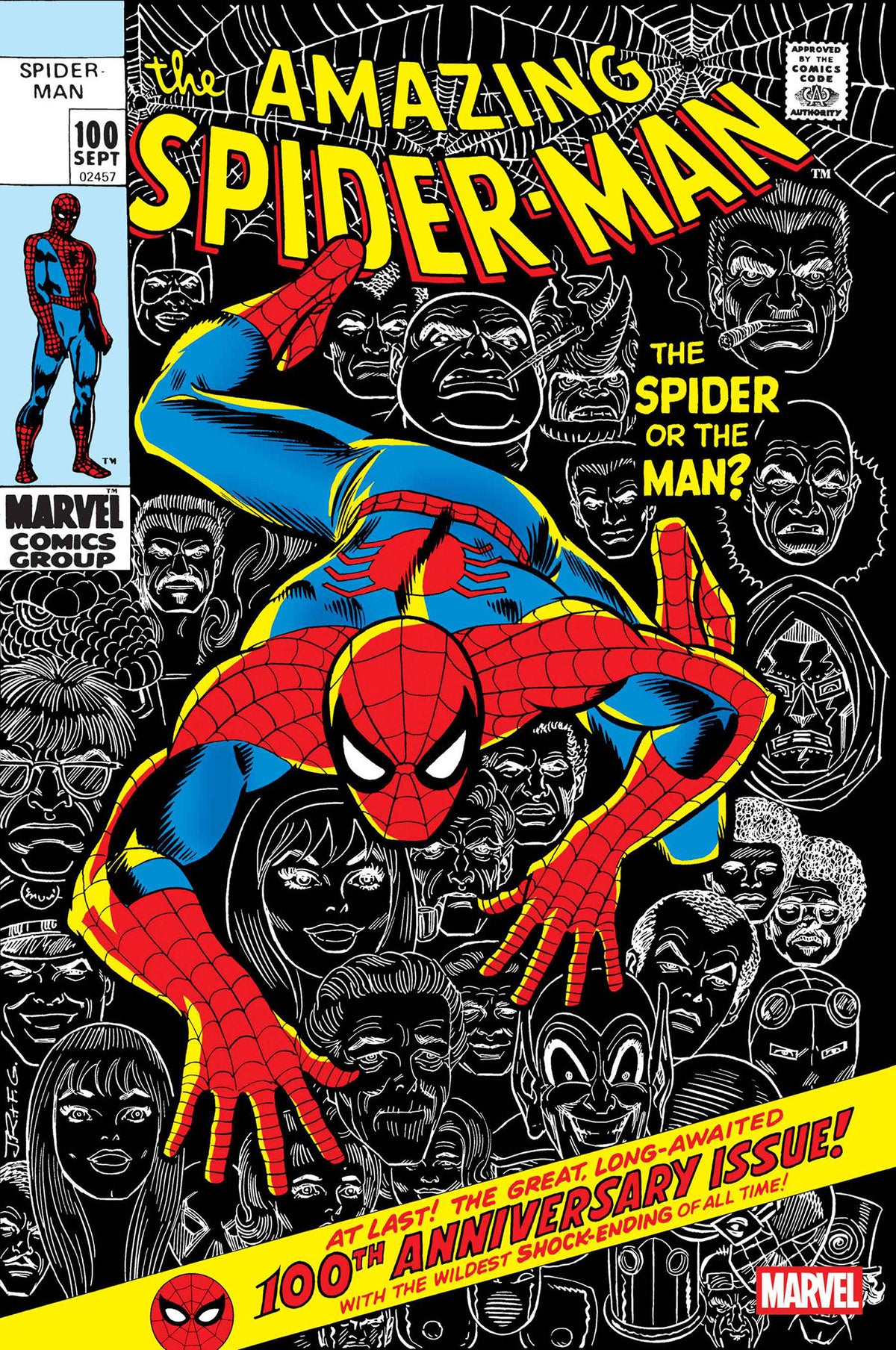 AMAZING SPIDER-MAN #100 FACSIMILE EDITION CVR A