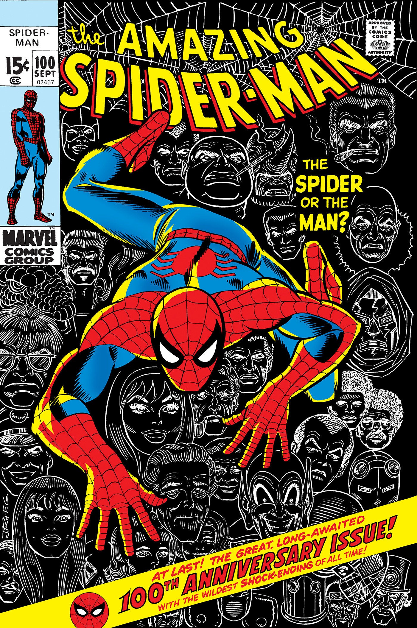 AMAZING SPIDER-MAN #100 FACSIMILE EDITION FOIL VAR