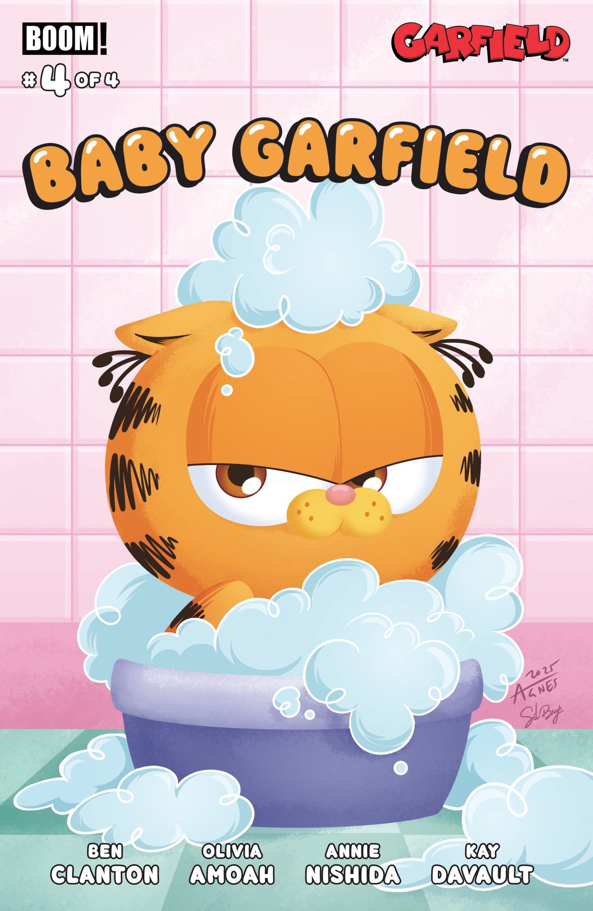 BABY GARFIELD #4 A MAIN DRESSED GARBOWSKA CVR A