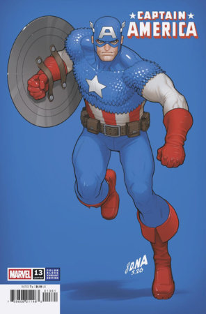 CAPTAIN AMERICA #13 CVR F DAVID NAKAYAMA COLOR BLOCK BLUE VARIANT [ARM]