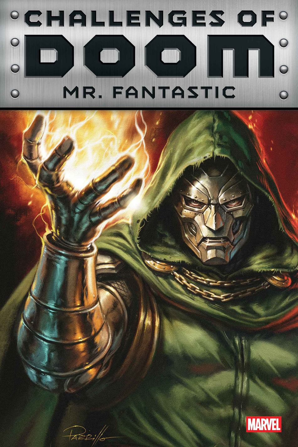 CHALLENGES OF DOOM MR FANTASTIC #1 LUCIO PARRILLO VAR 1:25 INCV