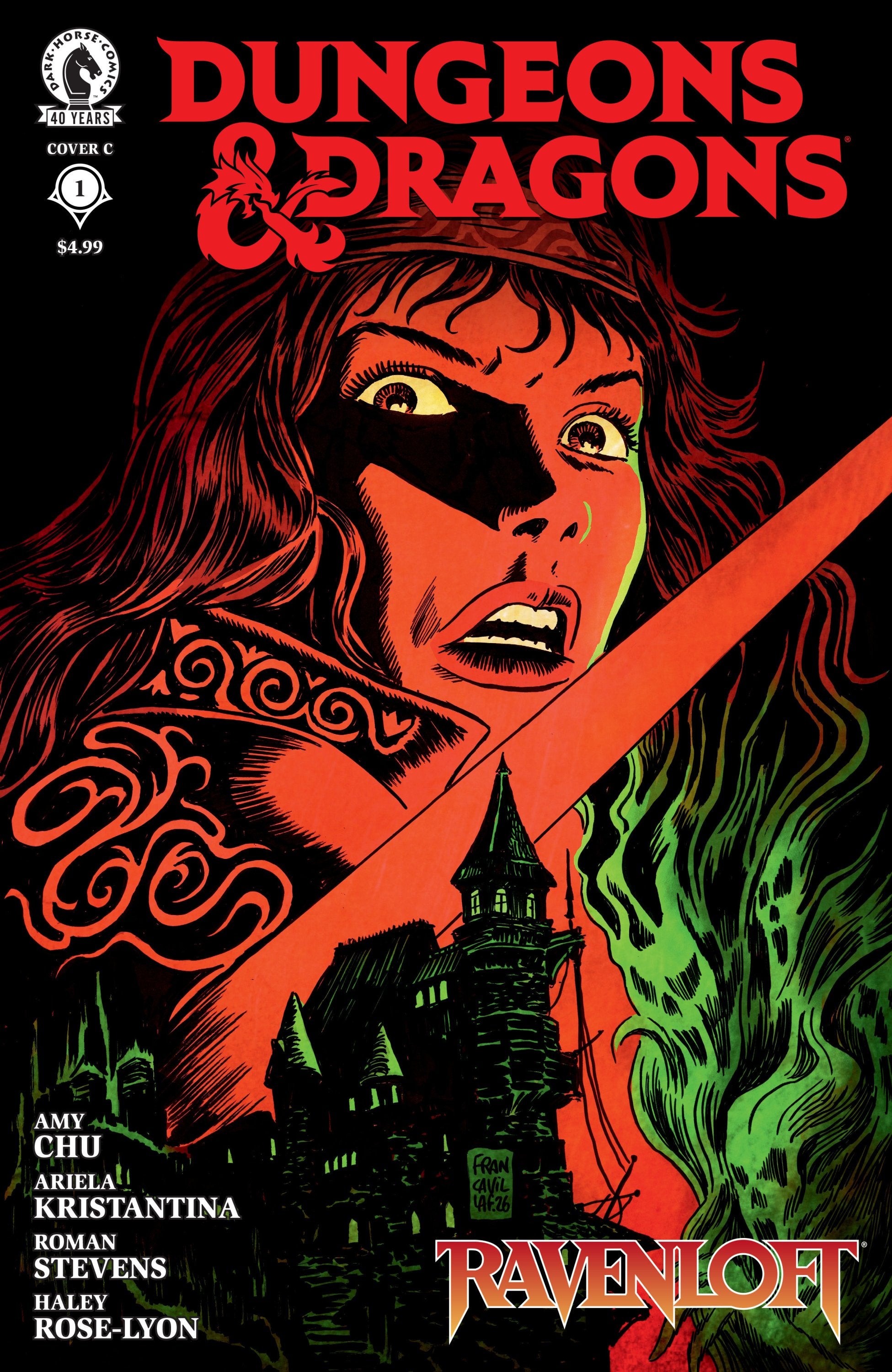 DUNGEONS AND DRAGONS RAVENLOFT #1 CVR C FRANCESCO FRANCAVILLA