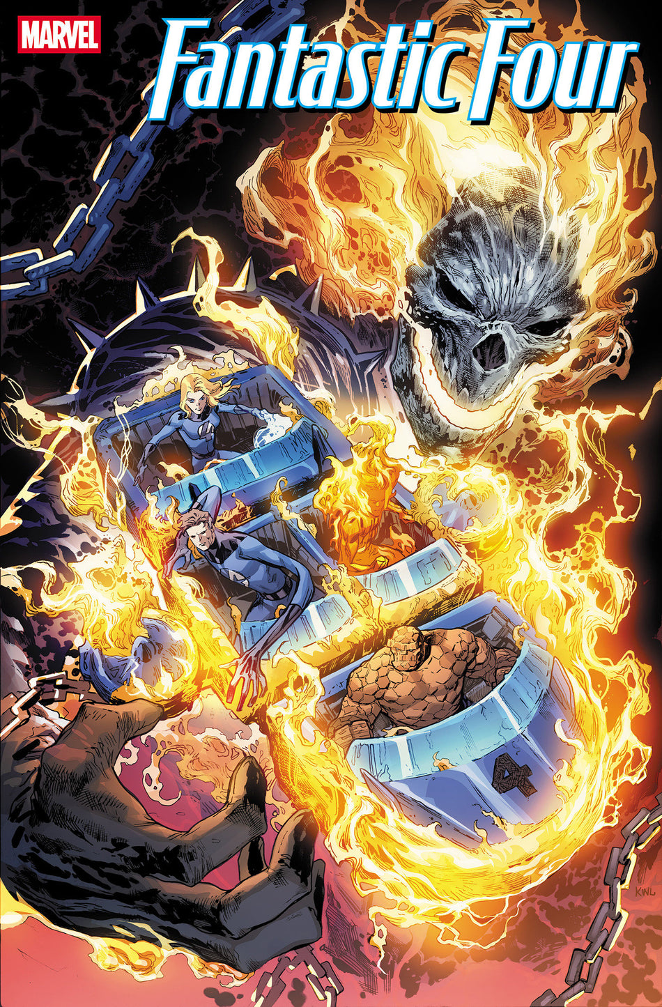 FANTASTIC FOUR #13 KEN LASHLEY VAR 1:25 INCV