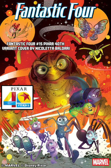 FANTASTIC FOUR #15 NICOLETTA BALDARI PIXAR 40TH VAR CVR D