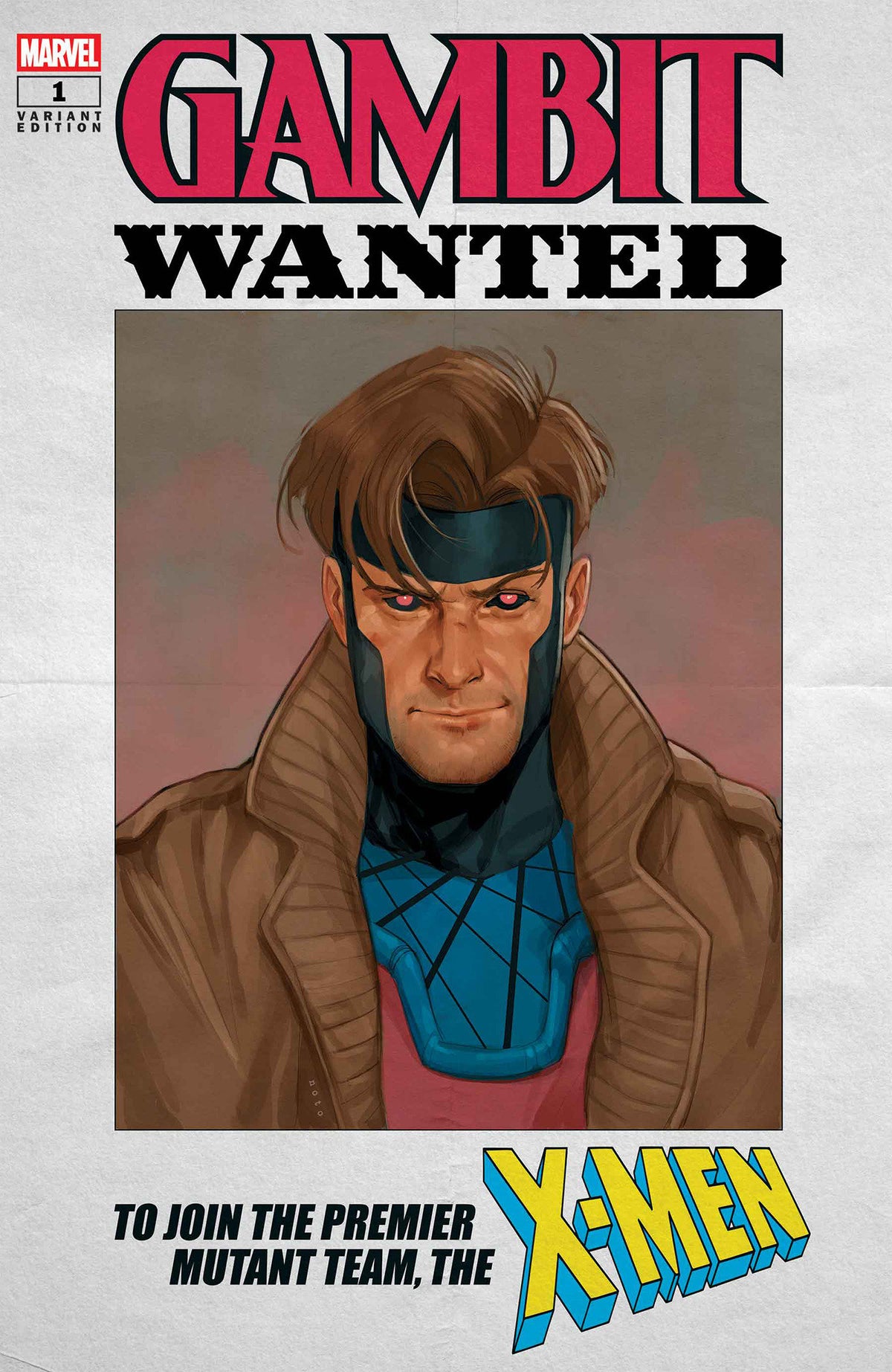 GAMBIT WANTED #1 PHIL NOTO WANTED VAR A CVR E