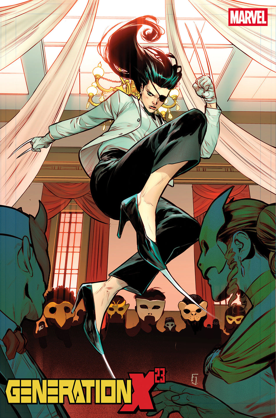 GENERATION X-23 #6 JUAN FRIGERI HELLFIRE COSTUME SWAP VAR CVR B