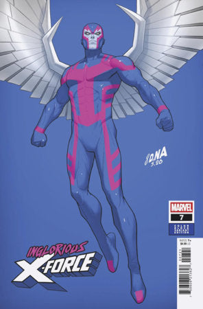 INGLORIOUS X-FORCE #7 CVR B DAVID NAKAYAMA COLOR BLOCK BLUE VARIANT