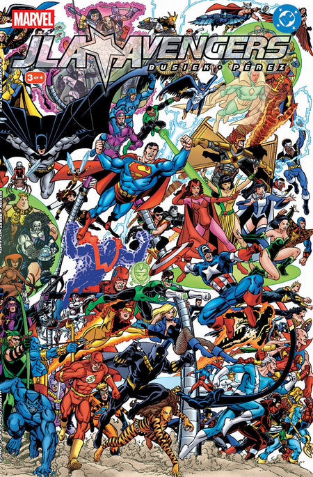 JLA/AVENGERS #3 FACSIMILE EDITION CVR A WRAPAROUND COVER