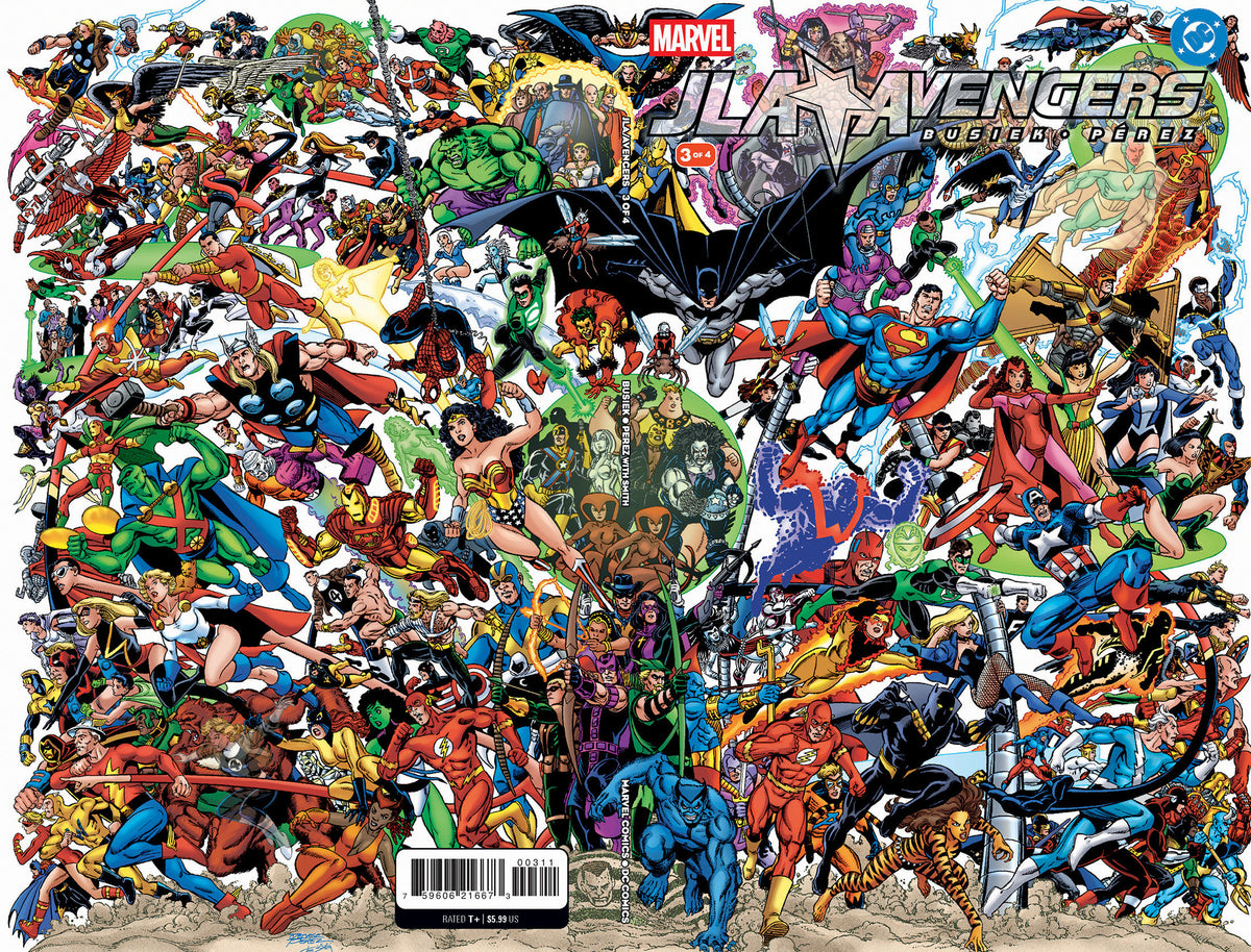 JLA/AVENGERS #3 FACSIMILE EDITION CVR A WRAPAROUND COVER