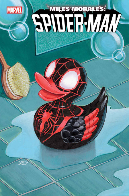 MILES MORALES SPIDER-MAN #1 CHRISSIE ZULLO MARVEL DUCK VAR CVR E