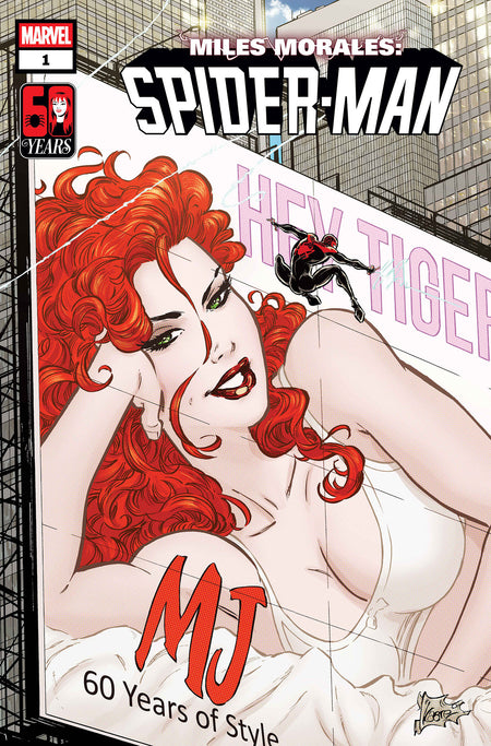 MILES MORALES SPIDER-MAN #1 KAARE ANDREWS MARY JANE WATSON VAR CVR F