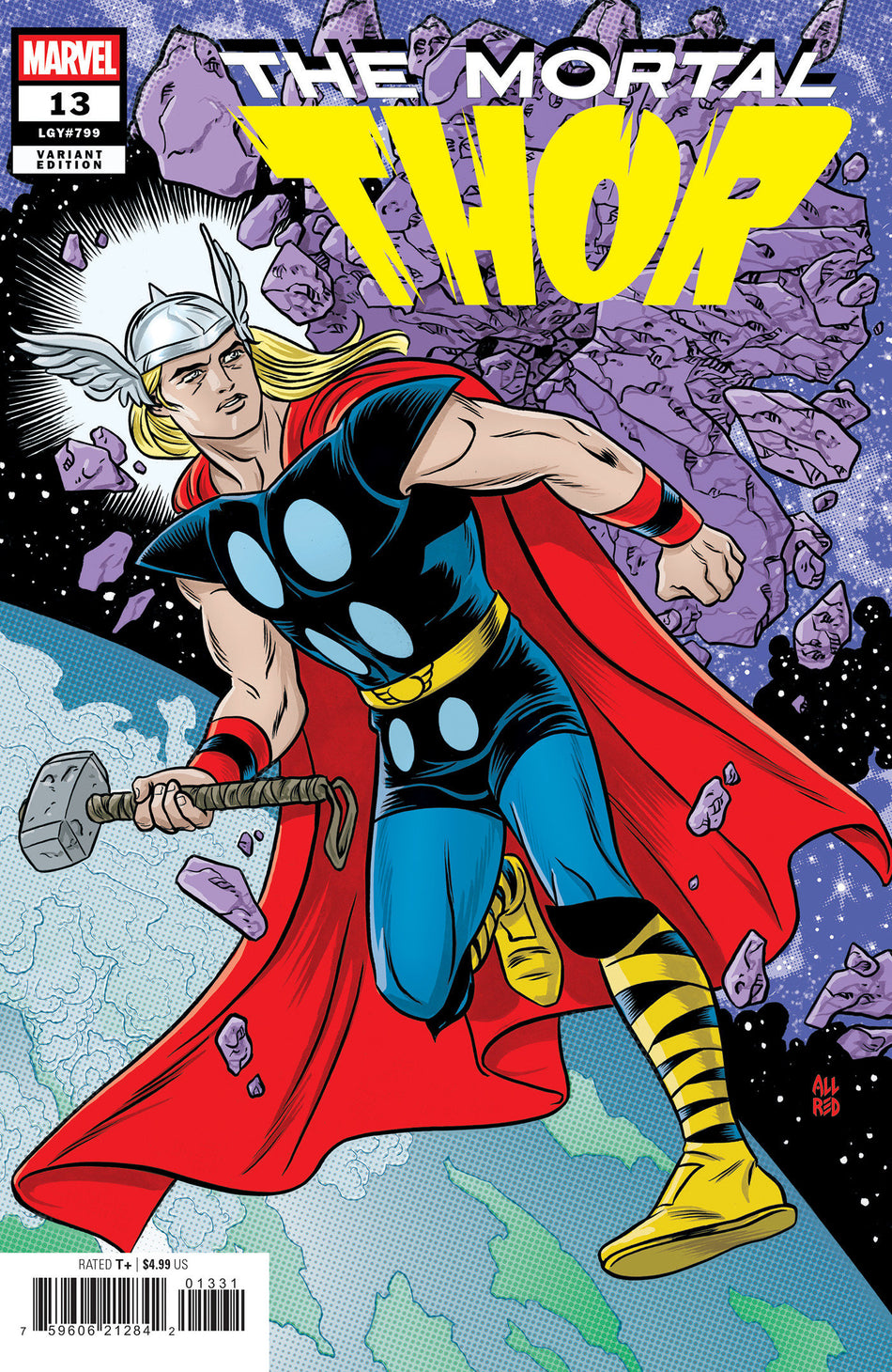 THOR Mortal #13 CVR C MIKE ALLRED VAR