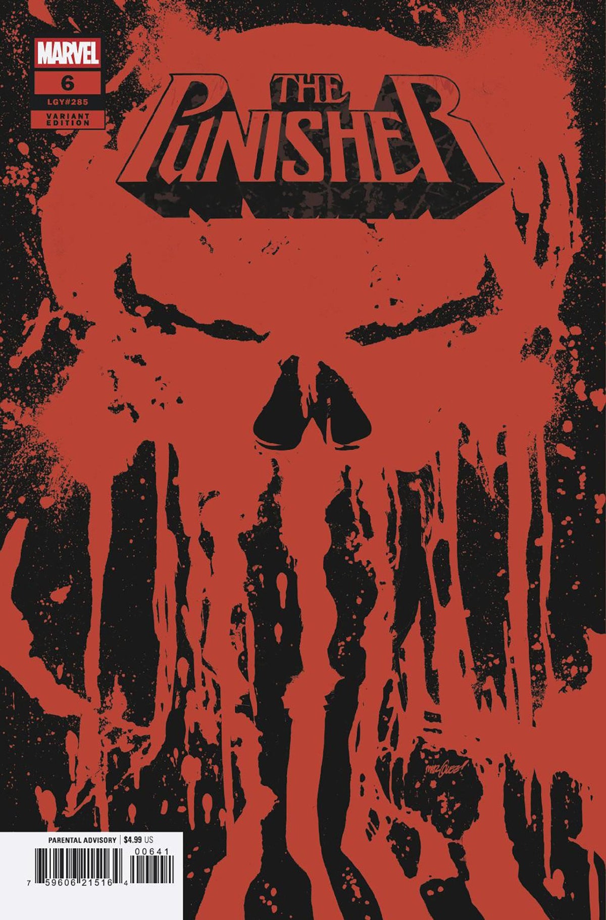 PUNISHER #6 SKULL VAR CVR D