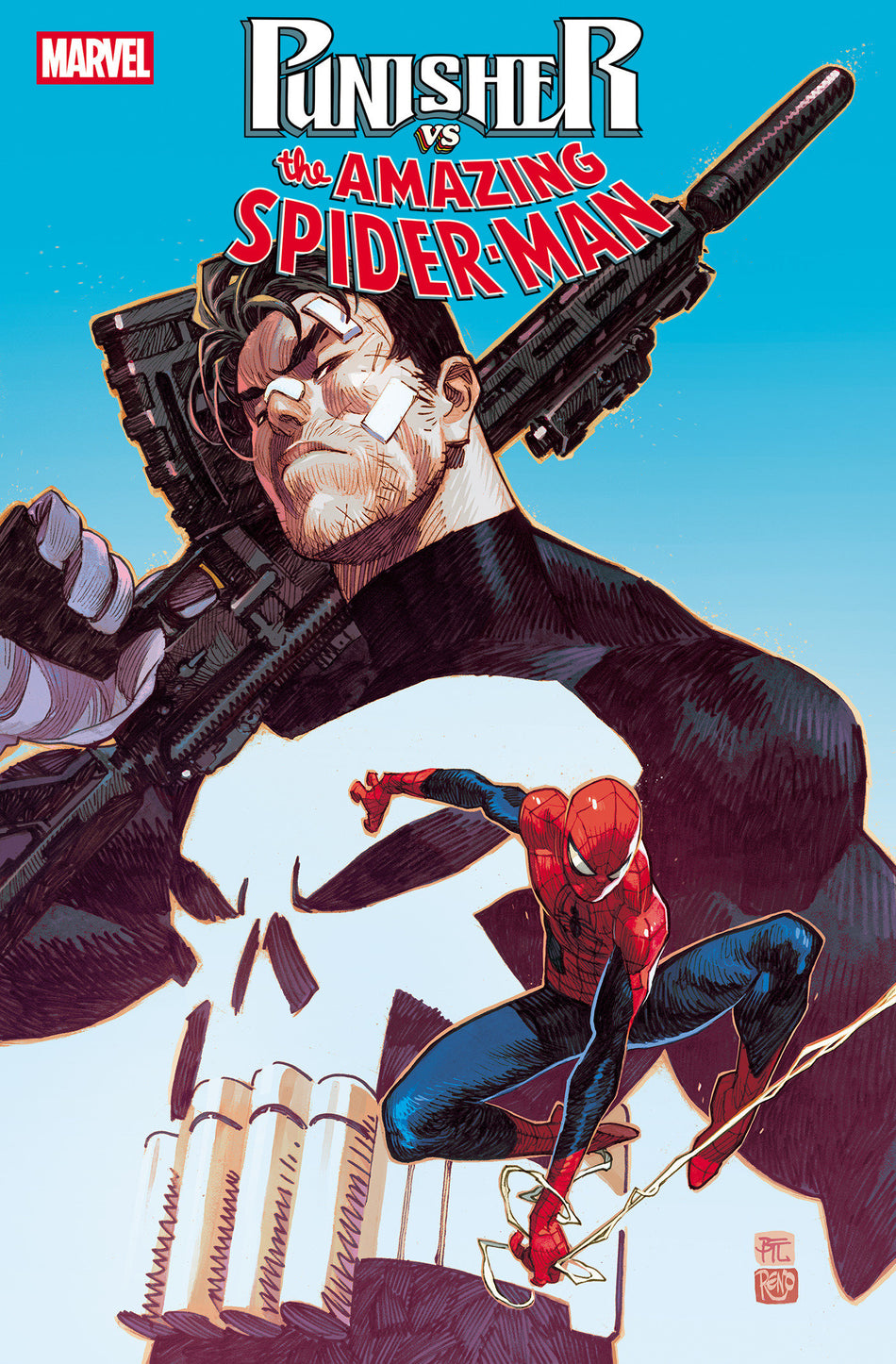 PUNISHER VS SPIDER-MAN #1 DIKE RUAN VAR CVR D