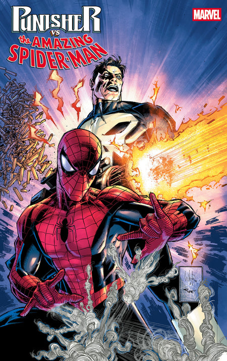 PUNISHER VS SPIDER-MAN #1 WHILCE PORTACIO VAR CVR B