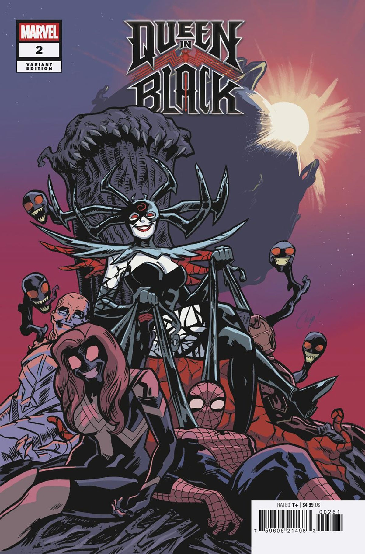 QUEEN IN BLACK #2 CHIP ZDARSKY SMILE VAR QIB CVR F