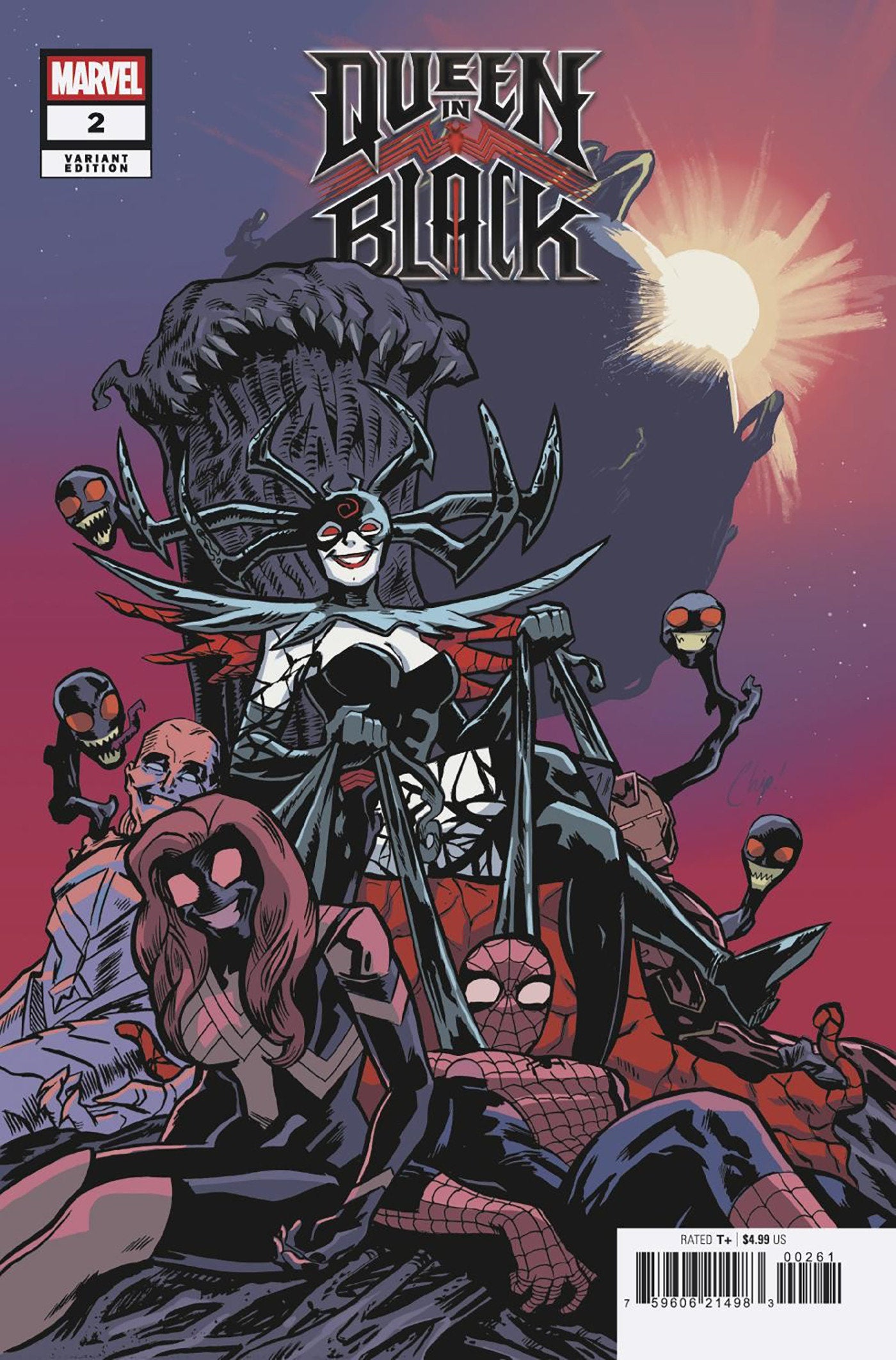 QUEEN IN BLACK #2 CHIP ZDARSKY SMILE VAR QIB CVR F