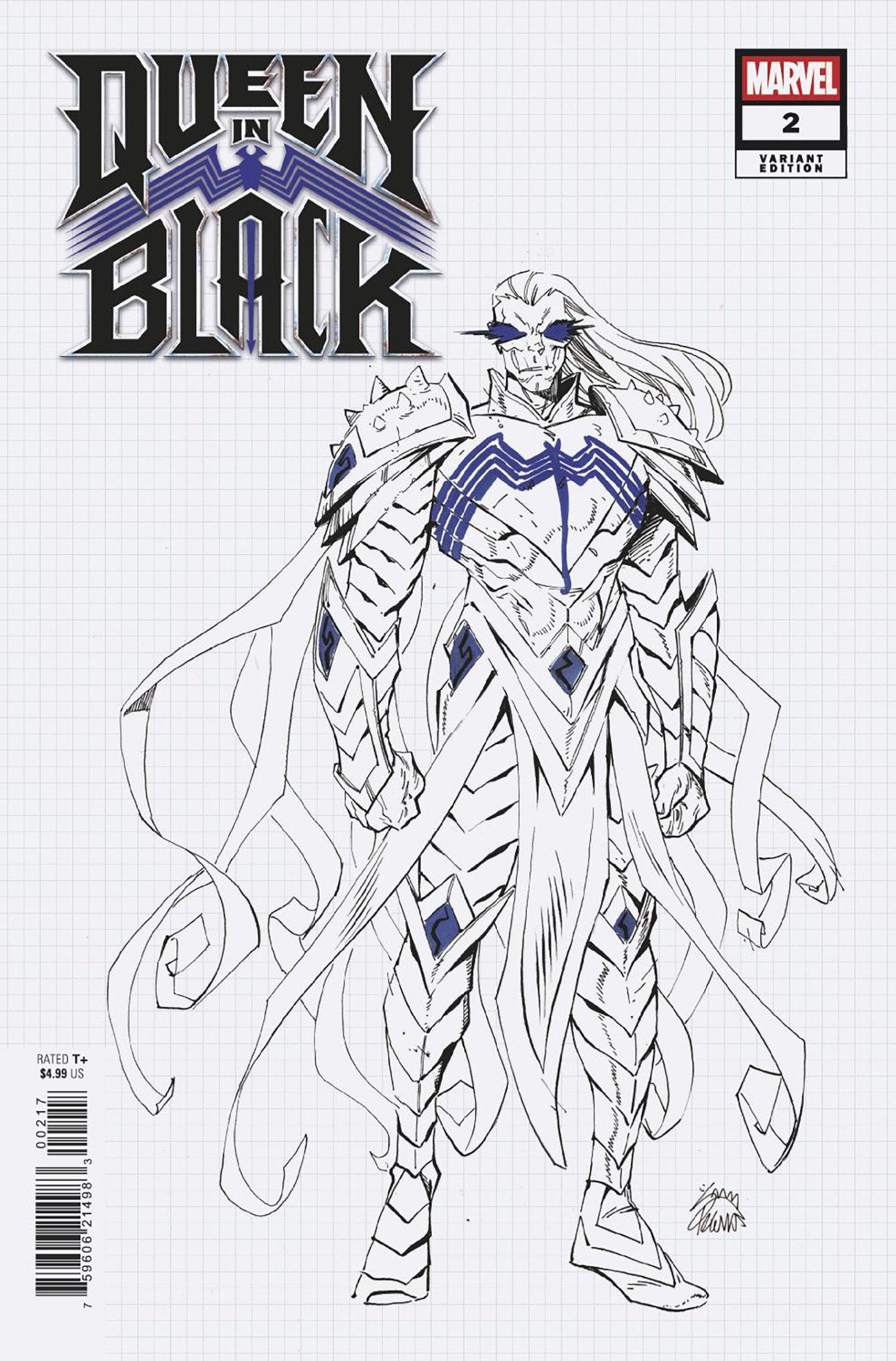 QUEEN IN BLACK #2 RYAN STEGMAN DESIGN VAR QIB 1:10 INCV