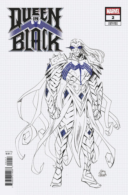 QUEEN IN BLACK #2 RYAN STEGMAN DESIGN VAR QIB 1:10 INCV