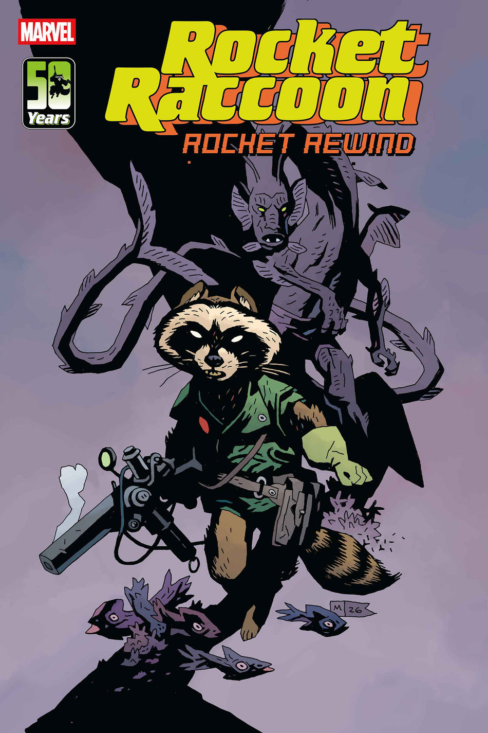 ROCKET RACCOON ROCKET REWIND #1 MIKE MIGNOLA VAR CVR B