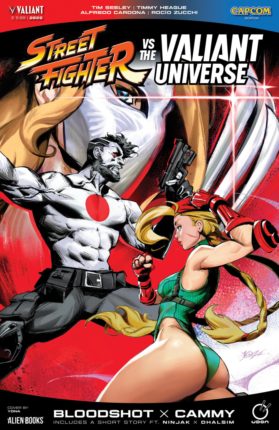 STREET FIGHTER VS THE VALIANT UNIVERSE SPECIAL VAR B YONAS CVR B