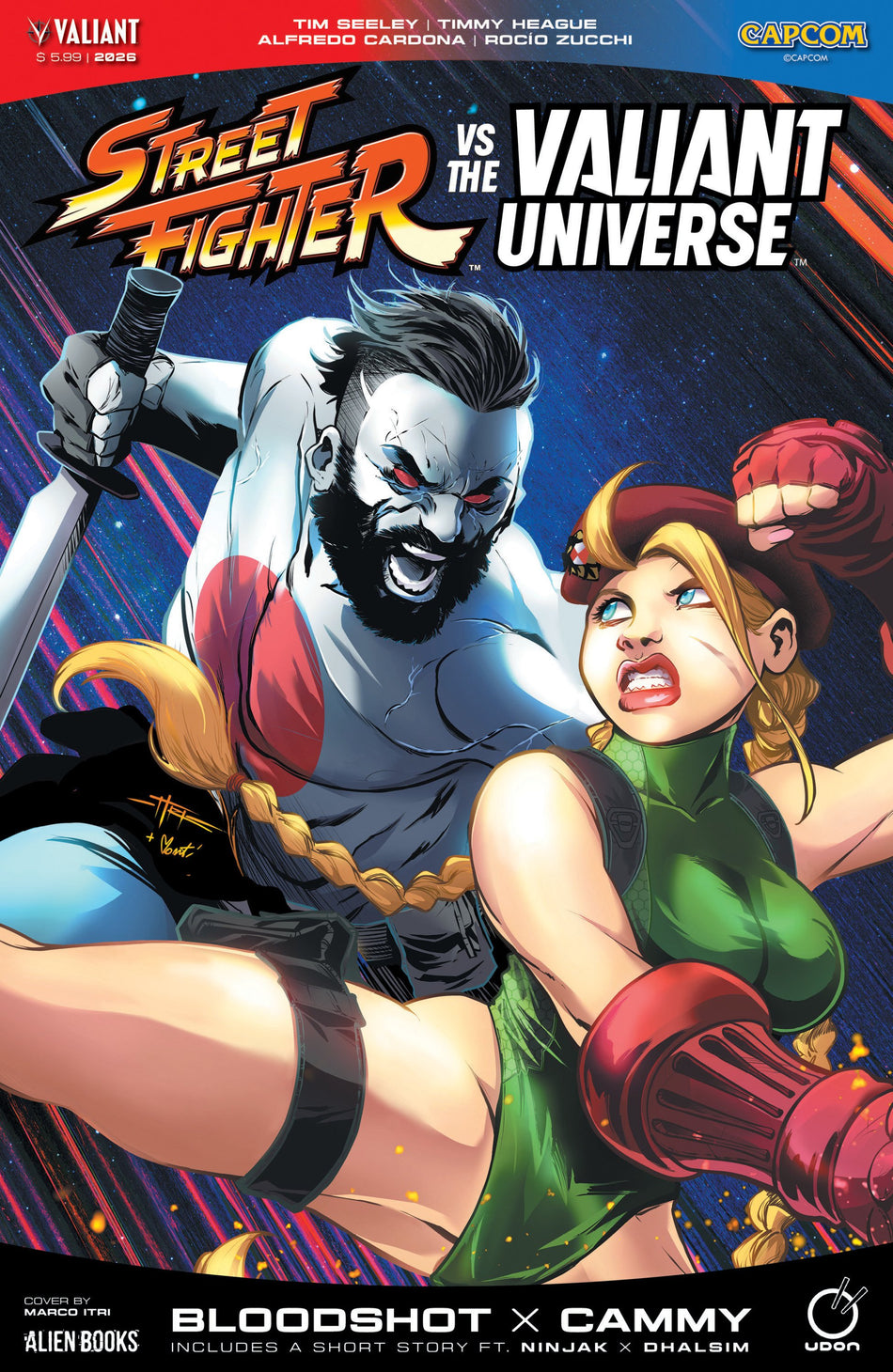 STREET FIGHTER VS THE VALIANT UNIVERSE SPECIAL VAR C ITRI CVR C