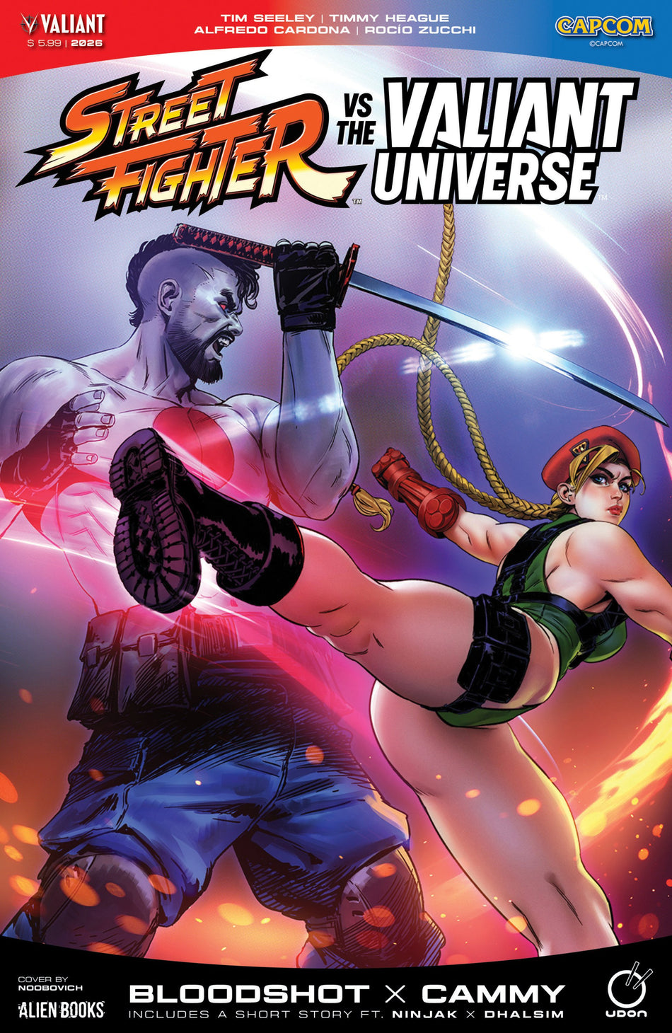 STREET FIGHTER VS THE VALIANT UNIVERSE SPECIAL VAR D NOOBOVICH CVR D