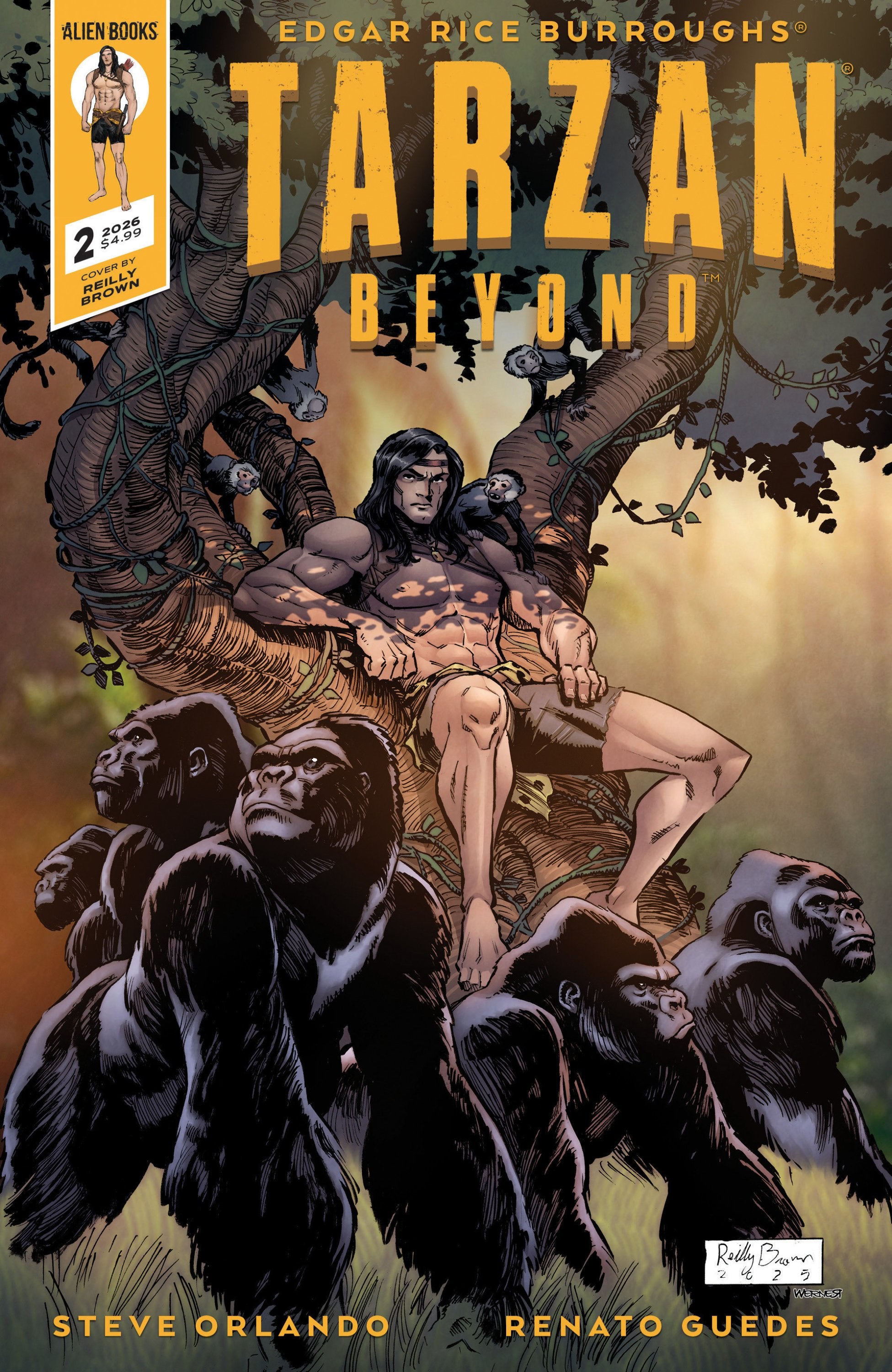 Tarzan Beyond #2 CVR C Brown