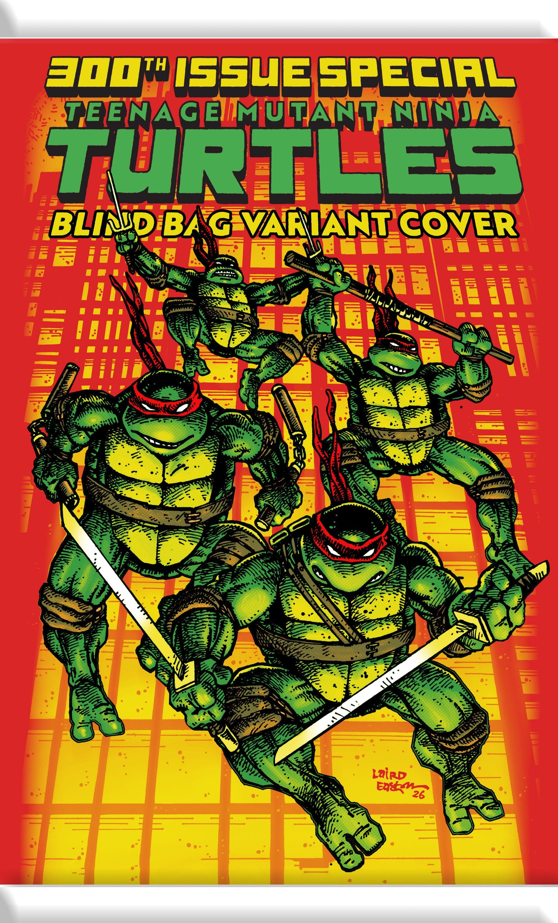 TEENAGE MUTANT NINJA TURTLES #20 300TH ISSUE SPECIAL VAR F BLIND BAG CVR F