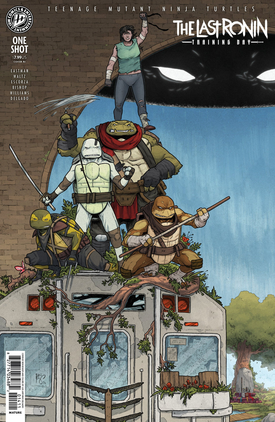 TEENAGE MUTANT NINJA TURTLES THE LAST RONIN--TRAINING DAY VAR RI 15 BISHOP CVR D 1:15 INCV
