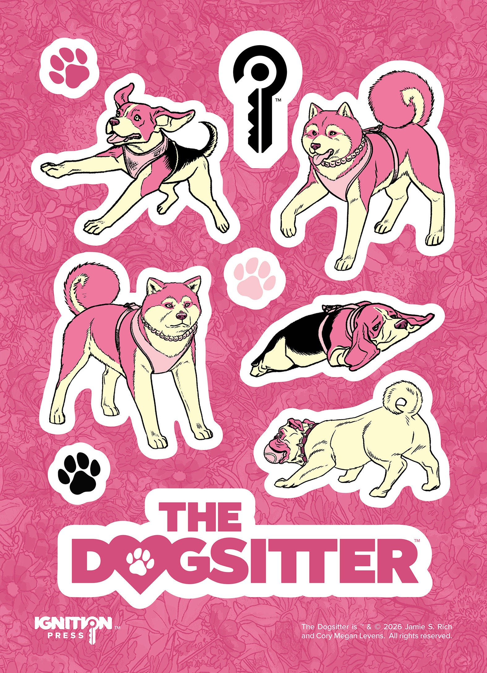 THE DOGSITTER #2 STICKER SHEET 10-COPY PACK 1:10