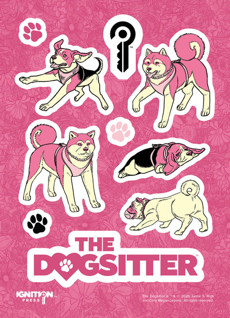 THE DOGSITTER #2 STICKER SHEET 10-COPY PACK 1:10