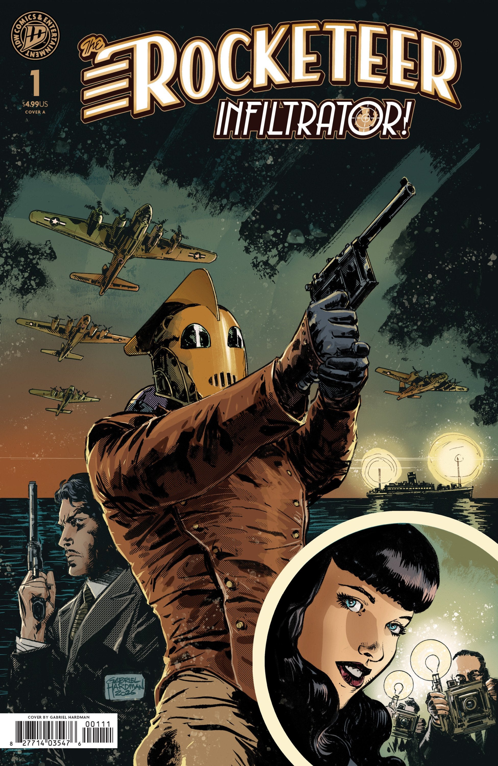 ROCKETEER INFILTRATOR #1 CVR A HARDMAN