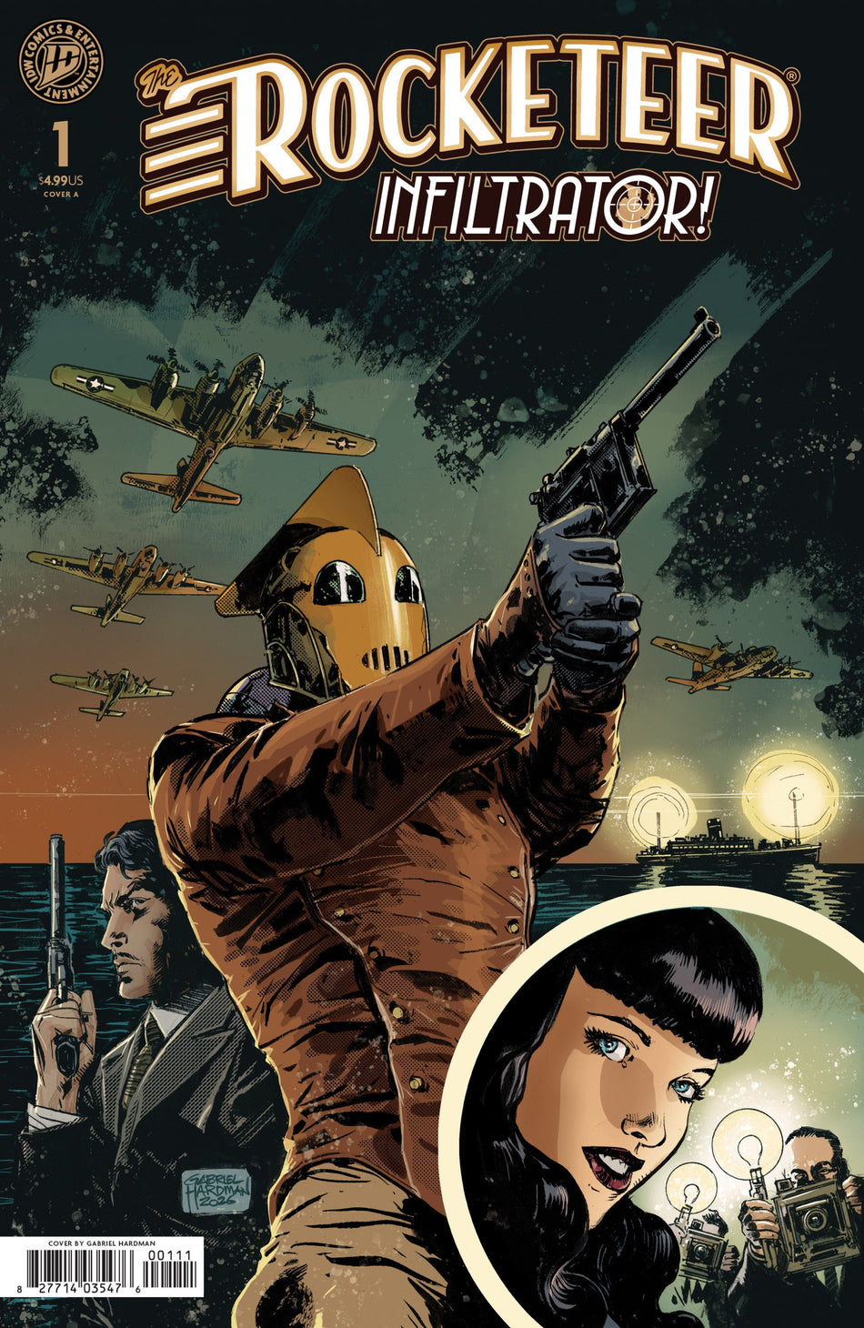 ROCKETEER INFILTRATOR #1 CVR A HARDMAN