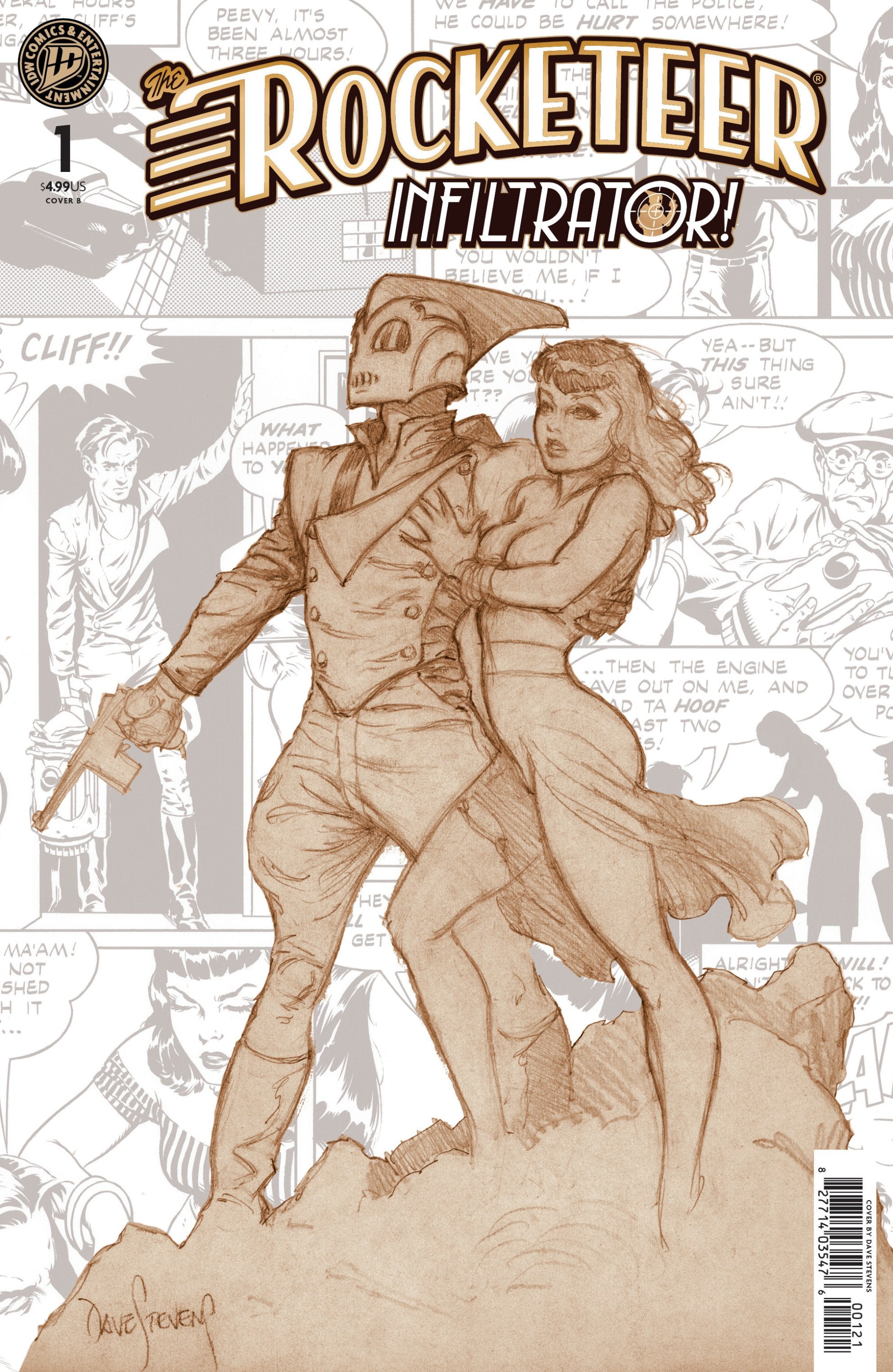 ROCKETEER INFILTRATOR #1 CVR B STEVENS