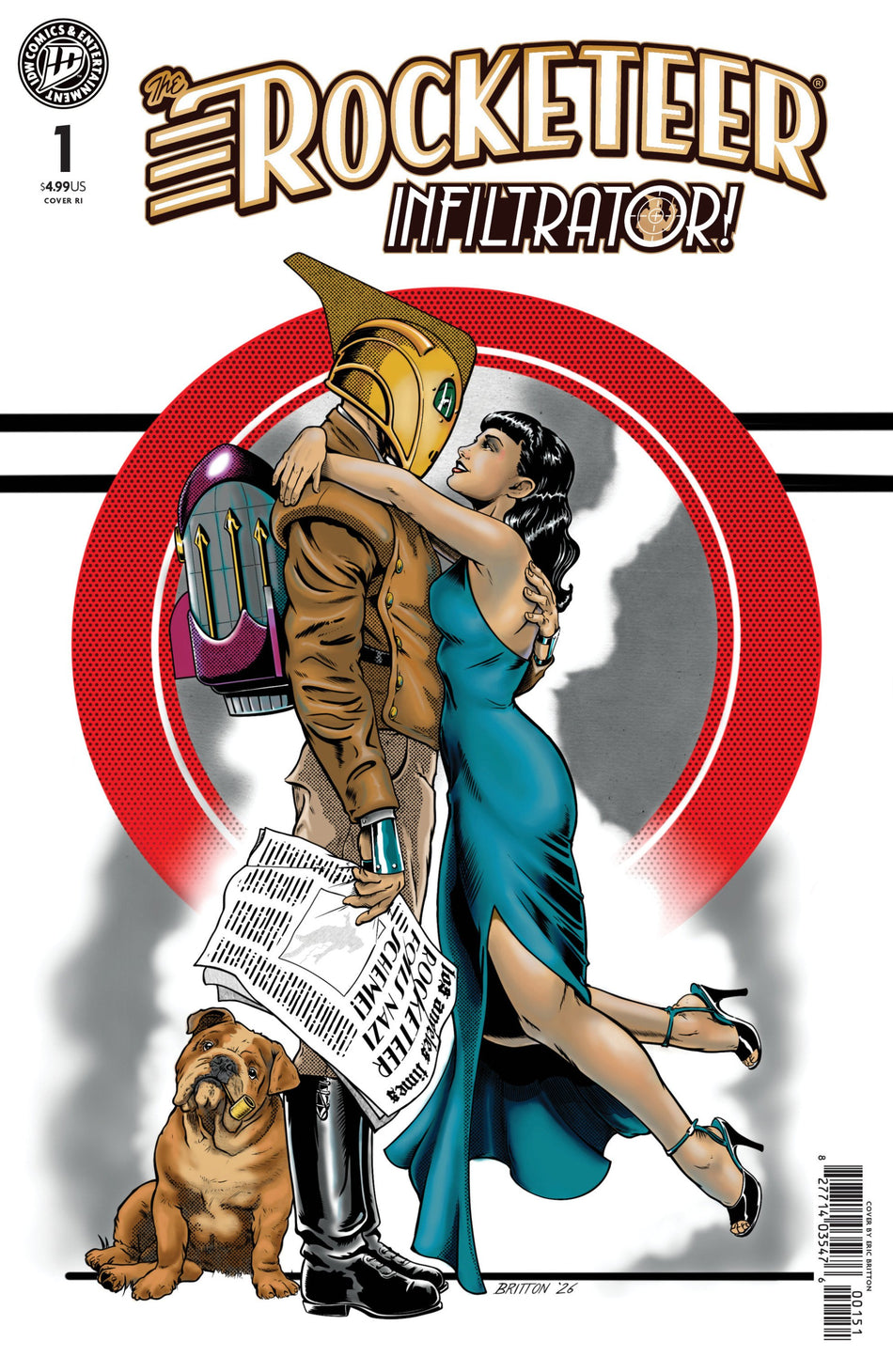 ROCKETEER INFILTRATOR #1 CVR E 1:10 BRITTON
