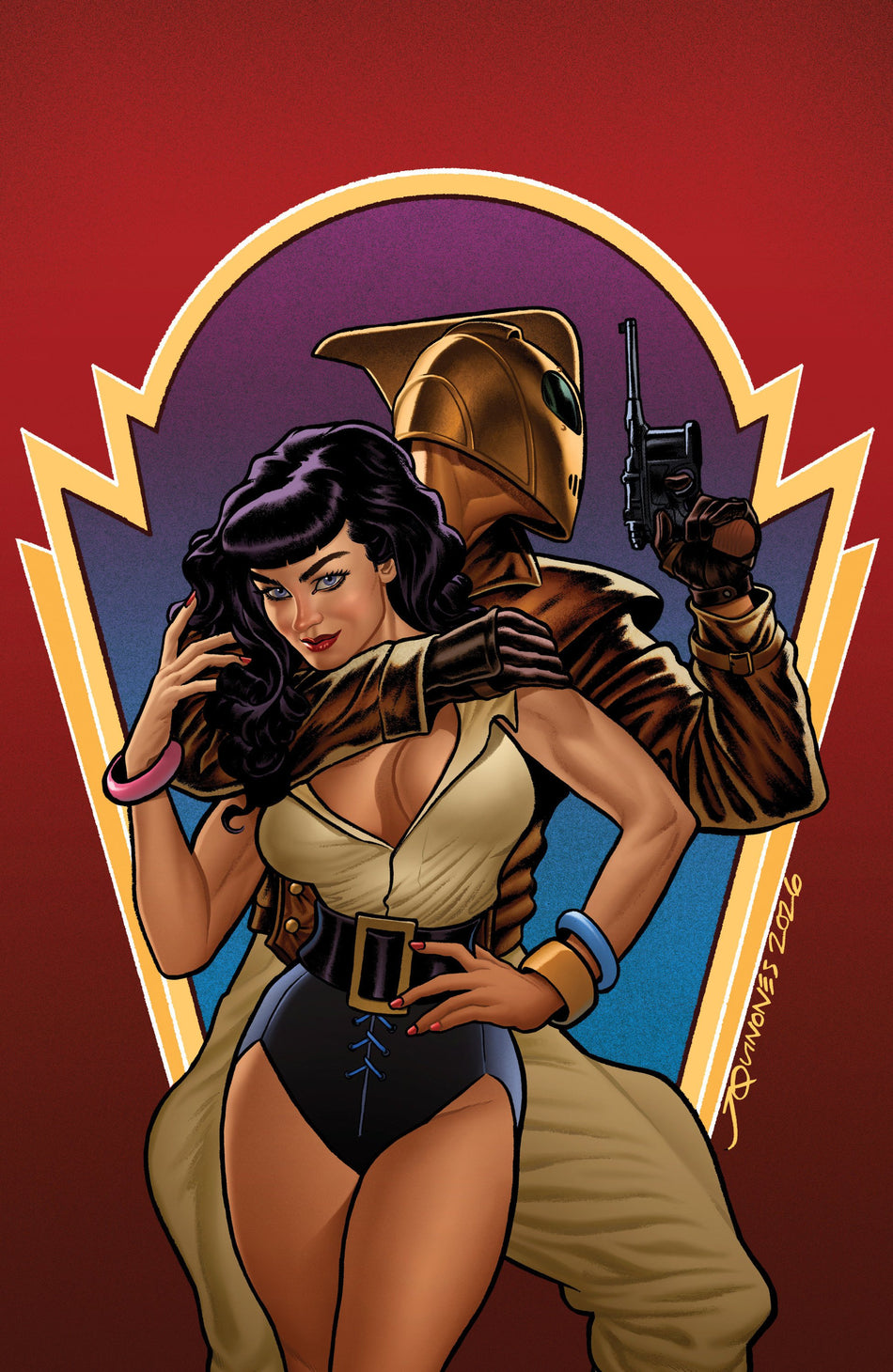 ROCKETEER INFILTRATOR #1 CVR F 1:25 QUINONES FULL ART