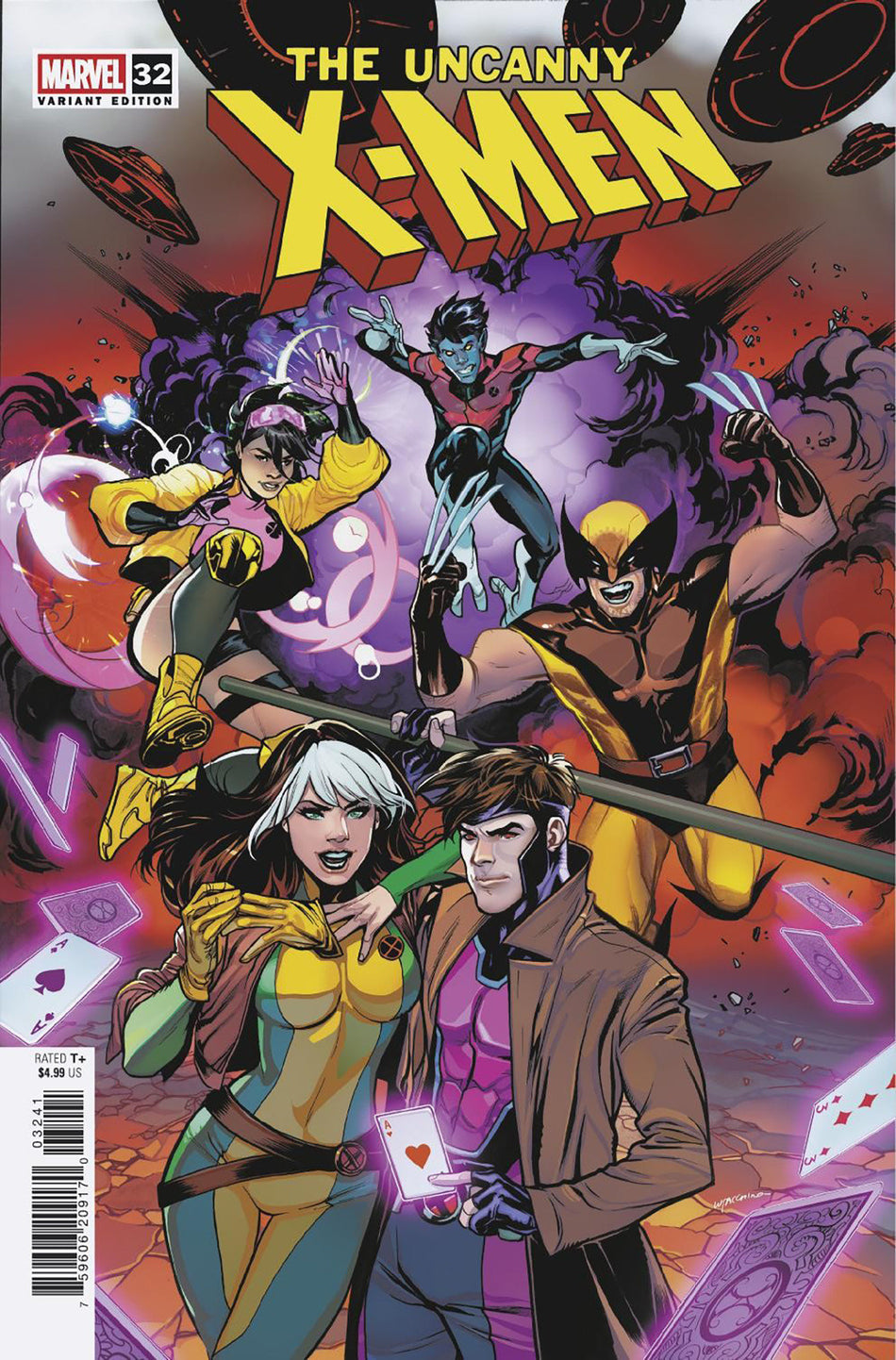 UNCANNY X-MEN #32 EMA LUPACCHINO VAR CVR D