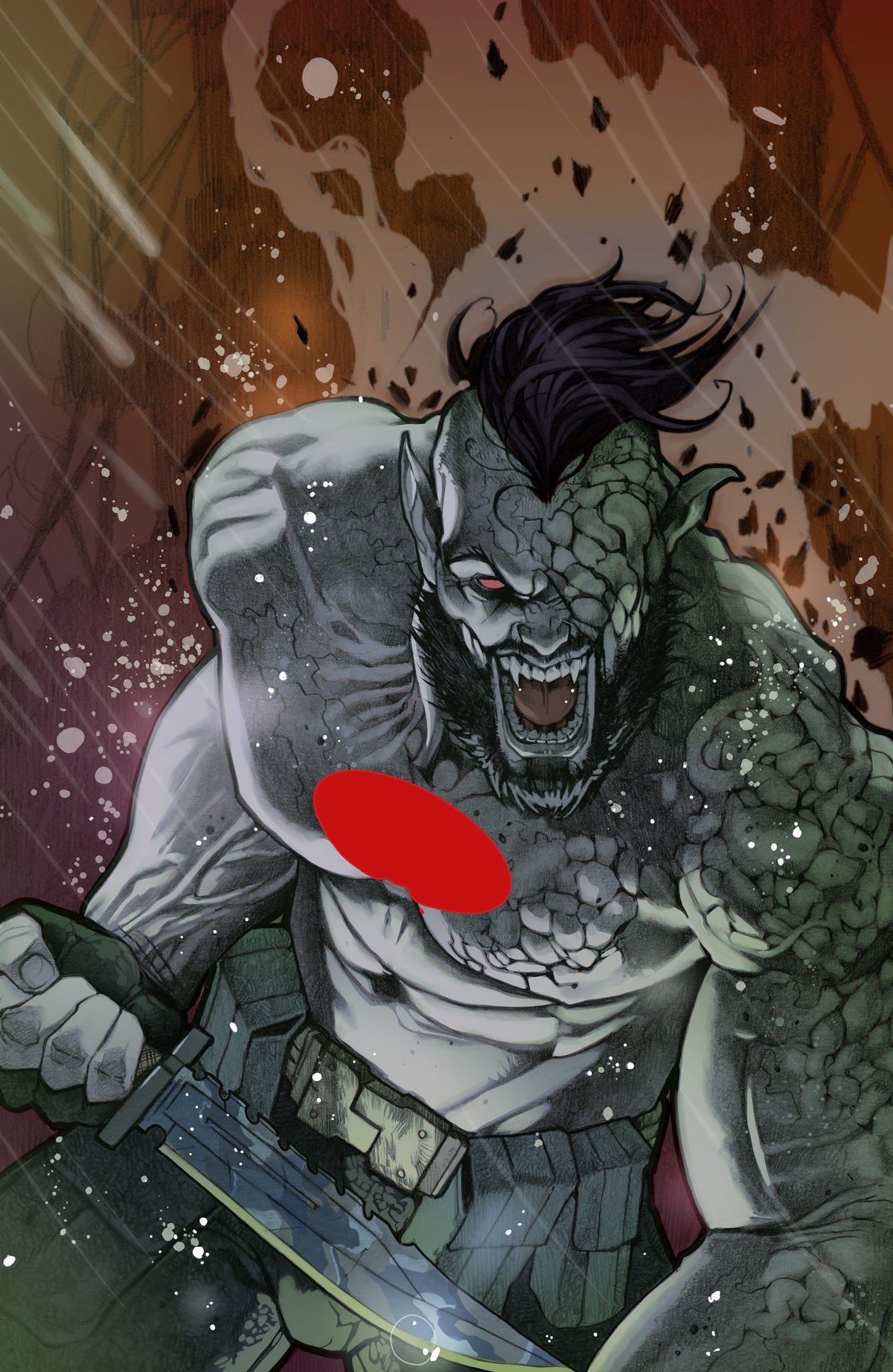 VALIANT BEYOND BLOODSHOT #6--MAN MADE HELL #3 VAR D BIRR FULL ART