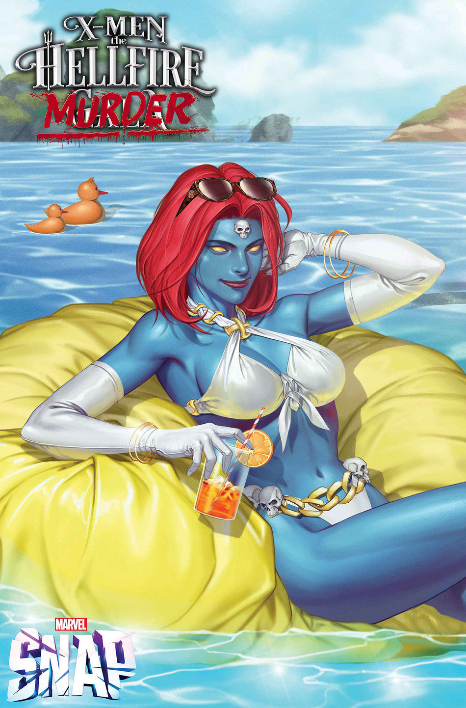 X-MEN THE HELLFIRE MURDER #1 INHYUK LEE MARVEL SNAP SWIMSUIT VAR CVR E