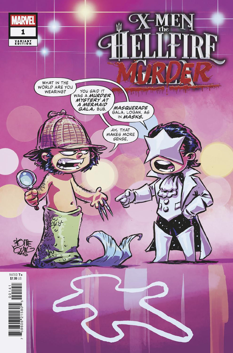 X-MEN THE HELLFIRE MURDER #1 SKOTTIE YOUNG VAR CVR D