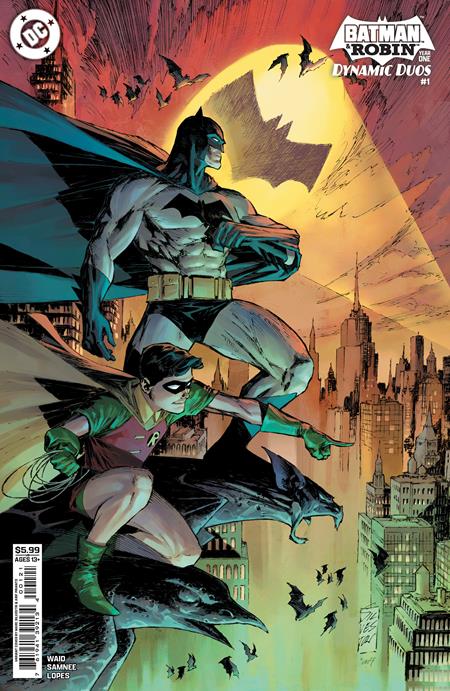 BATMAN & ROBIN YEAR ONE DYNAMIC DUOS #1 CVR B MARC SILVESTRI CARD STOCK VAR (OF 12)