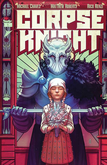 CORPSE KNIGHT #5 CVR D INC 1:25 NIMIT MALAVIA STAINED GLASS VAR (OF 6)