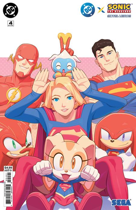 DC X SONIC THE HEDGEHOG METAL LEGION #4 CVR B MIN HO KIM CARD STOCK VAR (OF 5)