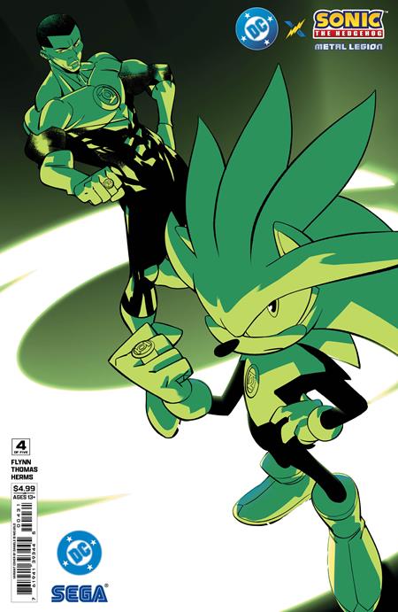 DC X SONIC THE HEDGEHOG METAL LEGION #4 CVR C DANIELE DI NICUOLO CARD STOCK VAR (OF 5)