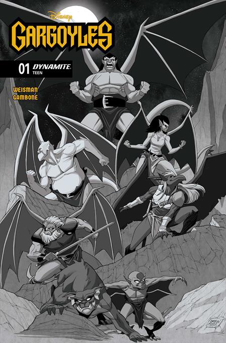 GARGOYLES #1 2026 CVR K INC 1:15 DREW MOSS LINE ART VAR