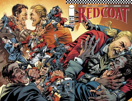 REDCOAT #20 CVR A BRYAN HITCH & BRAD ANDERSON WRAPAROUND