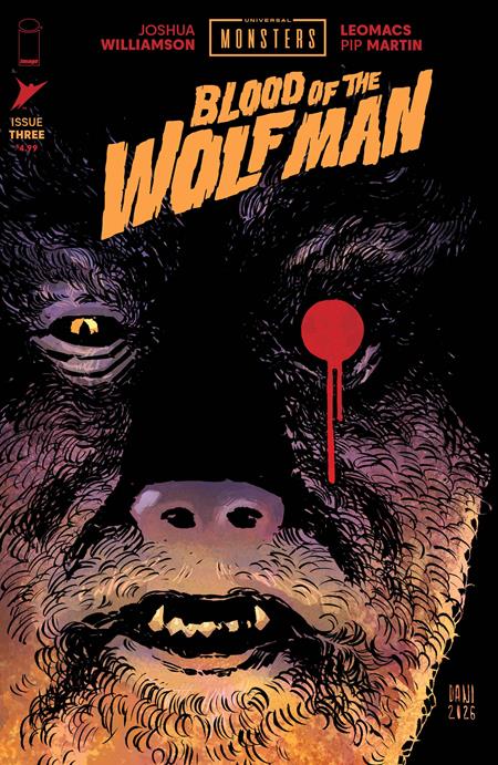 UNIVERSAL MONSTERS BLOOD OF THE WOLF MAN #3 CVR E INC 1:50 DANI & BRAD SIMPSON VAR (OF 4)