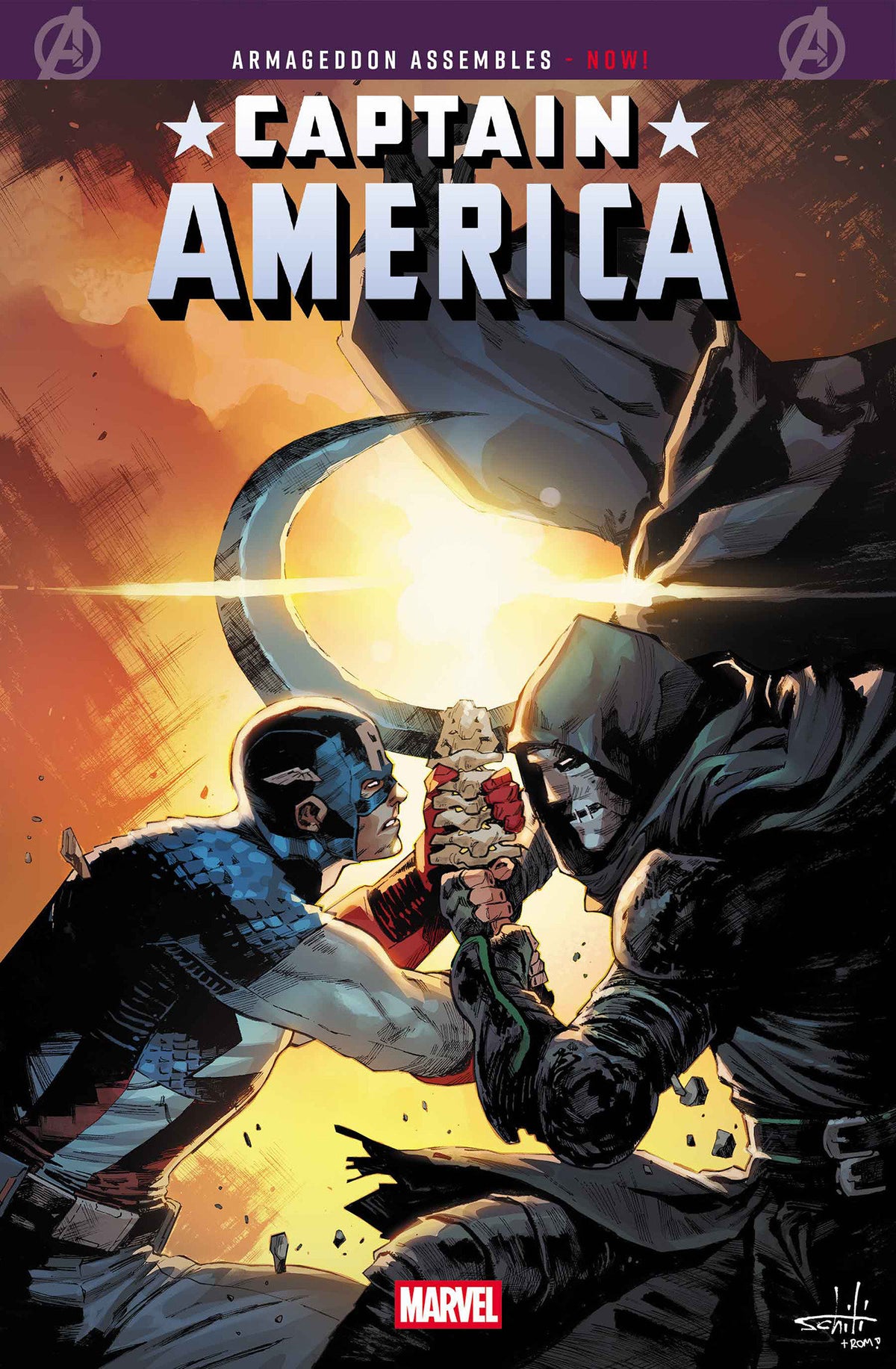 CAPTAIN AMERICA #14 ARM CVR A