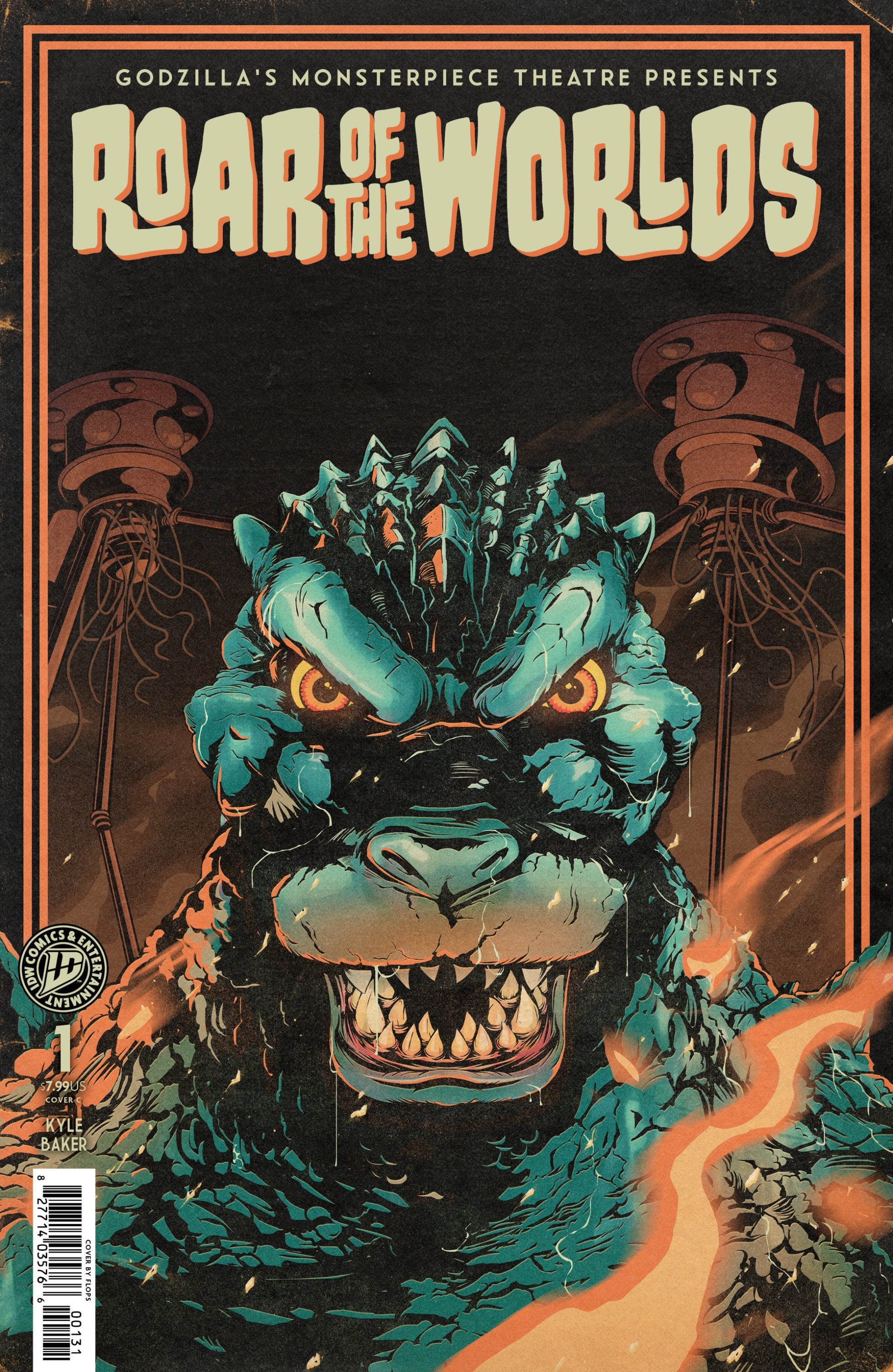 GODZILLAS MONSTERPIECE THEATRE PRESENTS ROAR OF THE WORLDS VAR C FLOPS CVR C
